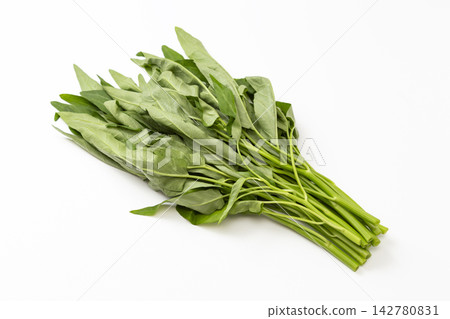 Water spinach on white background 142780831