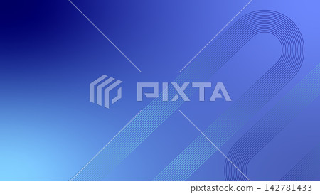 Blue and dark navy thin line frame background, 16:9 aspect ratio. Blue and dark navy thin line frame background, 16:9 aspect ratio. 142781433