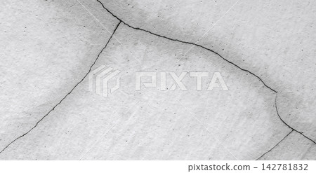 Deep crack in gray concrete wall. Deep crack in gray concrete wall. 142781832