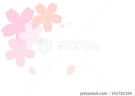 Simple floral frame background, pink color, with copy space. Simple floral frame background, pink color, with copy space. 142782104