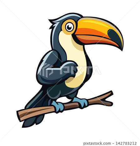 toucan mascot logo design vector toucan mascot logo design vector 142783212