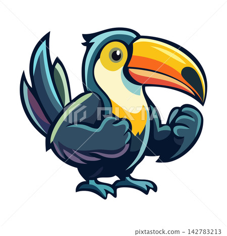 toucan mascot logo design vector toucan mascot logo design vector 142783213