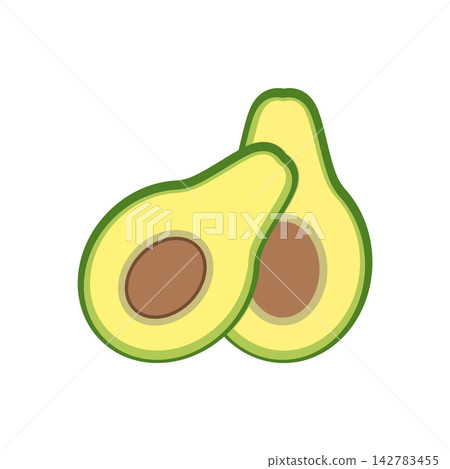 avocado icon design vector template avocado icon design vector template 142783455