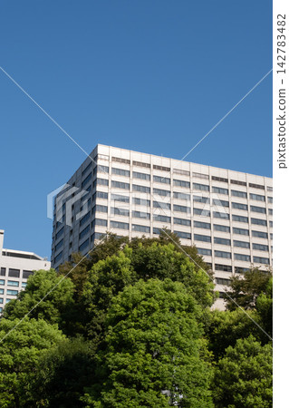 從東京霞關政府區看到的摩天大樓景色。 從東京霞關政府區看到的摩天大樓景色。 142783482