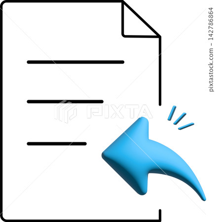 Illustration of returning documents Illustration of returning documents 142786864