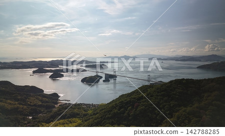 【航拍】日落時的來島海峽 【航拍】日落時的來島海峽 142788285
