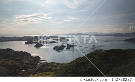 【航拍】日落時的來島海峽 142788287