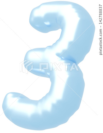 3D image_balloon_3_light blue 3D image_balloon_3_light blue 142788837
