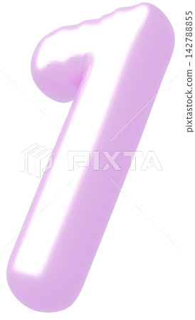 3D image_balloon_1_purple 3D image_balloon_1_purple 142788855