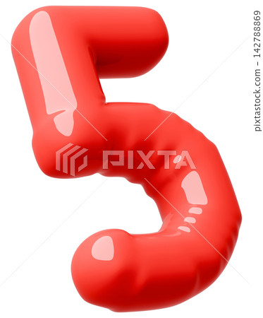 3D image_balloon_5_red 142788869