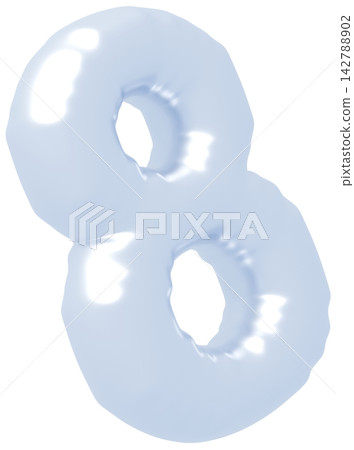 3D image_balloon_8_silver 3D image_balloon_8_silver 142788902