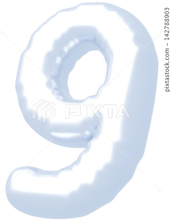 3D image_balloon_9_silver 3D image_balloon_9_silver 142788903