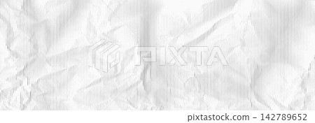 Crumpled paper distressed lines texture. Gray vertical wrinkled stripes background. Rough pixelated creased surface. Distressed linear scratch sheet wallpaper. Pop art glitch noise backdrop. Vector Crumpled paper distressed lines texture. Gray vertical wrinkled stripes background. Rough pixelated creased surface. Distressed linear scratch sheet wallpaper. Pop art glitch noise backdrop. Vector 142789652