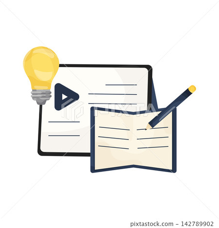 Illustration of Online Learning Illustration of Online Learning 142789902