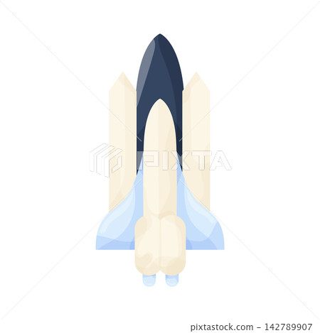 Illustration of Rocket Launch Illustration of Rocket Launch 142789907