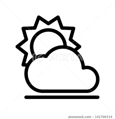 Fog day icon design template 142790314