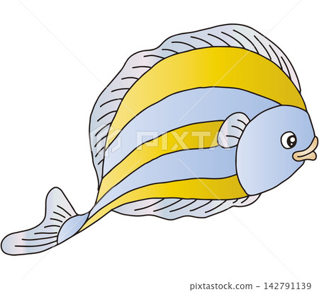 手繪魚類插圖 ☆ 色魚 手繪魚類插圖 ☆ 色魚 142791139