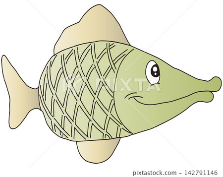 Hand-drawn fish illustrations ☆ Colorful fish Hand-drawn fish illustrations ☆ Colorful fish 142791146