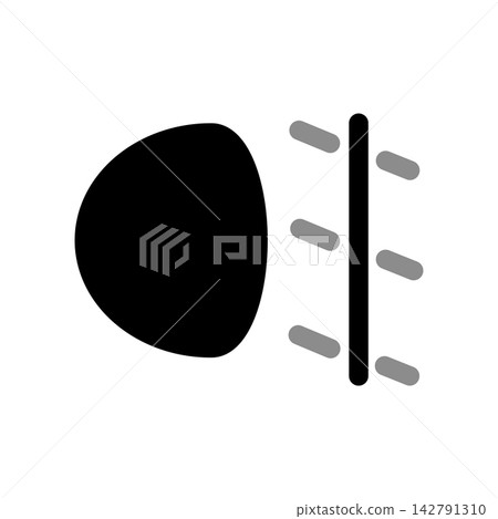 Fog lamp icon design template Fog lamp icon design template 142791310