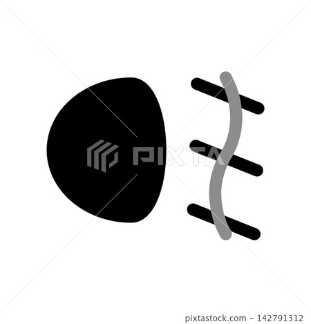 Fog lamp icon design template Fog lamp icon design template 142791312