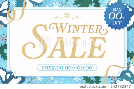 Light blue checkered winter sale template 2_horizontal Light blue checkered winter sale template 2_horizontal 142792847