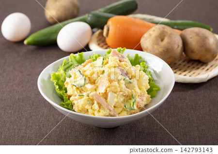 Potato salad made with Baron potatoes from Hokkaido Potato salad made with Baron potatoes from Hokkaido 142793143
