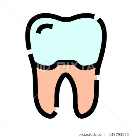 Human tooth molar dental care icon Human tooth molar dental care icon 142793933