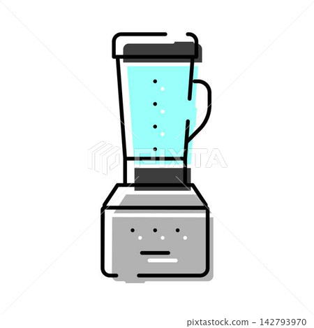 Electric blender kitchen appliance making healthy smoothie Electric blender kitchen appliance making healthy smoothie 142793970