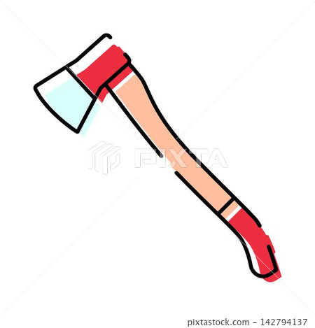 Axe tool for chopping wood and lumberjack work Axe tool for chopping wood and lumberjack work 142794137