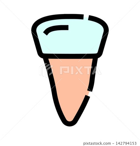 Dental crown icon illustrating tooth restoration and oral care Dental crown icon illustrating tooth restoration and oral care 142794153