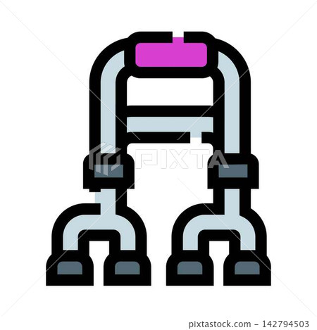 Mobility aid walker providing support for health care 142794503