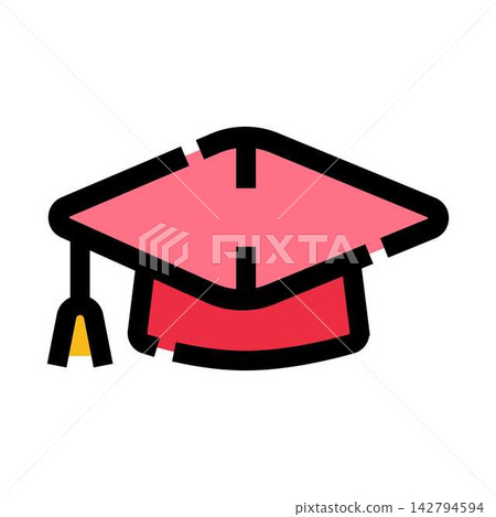 Graduation cap representing education success and academic achievement Graduation cap representing education success and academic achievement 142794594