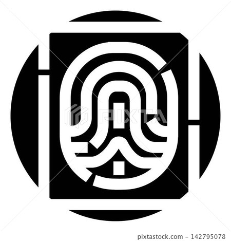 Biometric fingerprint for identity security verification access Biometric fingerprint for identity security verification access 142795078