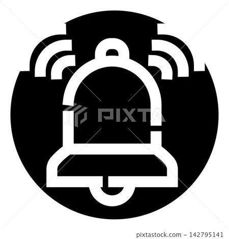 Ringing bell icon for alert and notification concept Ringing bell icon for alert and notification concept 142795141