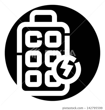 Battery charged full power energy lightning bolt icon Battery charged full power energy lightning bolt icon 142795599