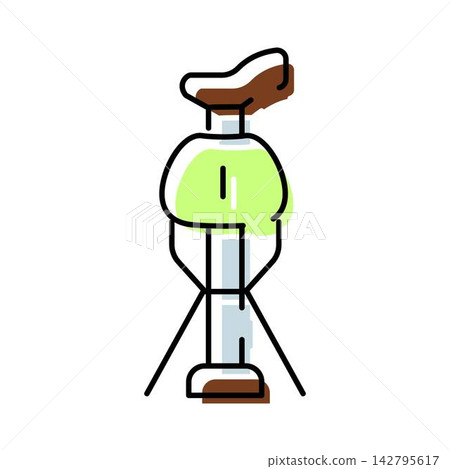 Child health walker aid medical device icon Child health walker aid medical device icon 142795617