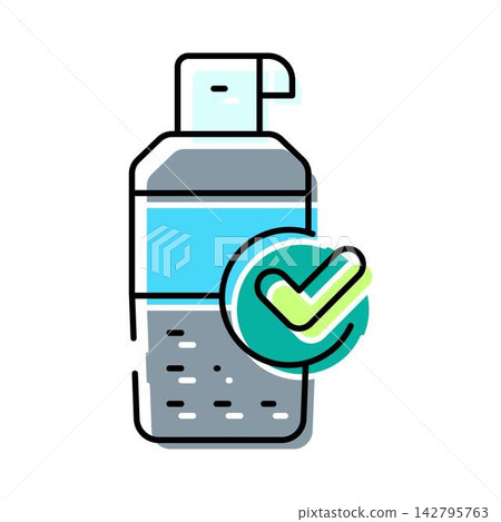 Cosmetic spray bottle product approved for dermatology Cosmetic spray bottle product approved for dermatology 142795763