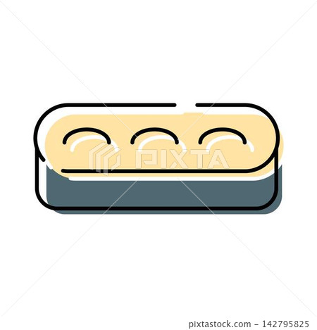 Harmonica musical instrument outline drawing icon Harmonica musical instrument outline drawing icon 142795825