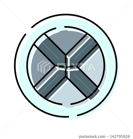 Cell division process dividing cells illustration 142795826