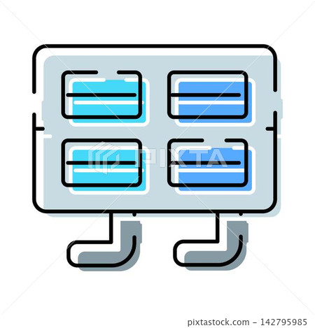 Solar panel generating clean renewable energy concept Solar panel generating clean renewable energy concept 142795985