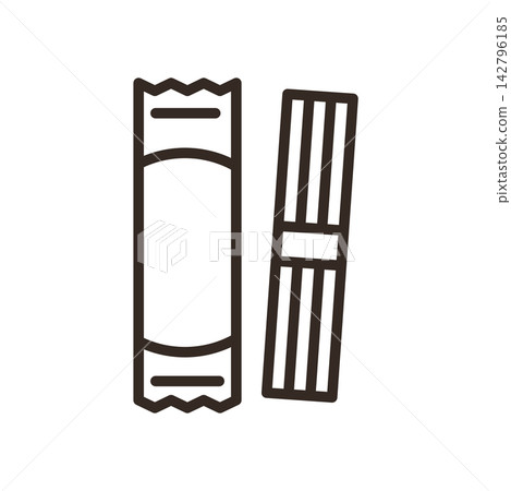 Dried noodle icon Dried noodle icon 142796185