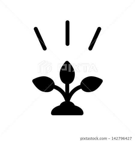 Grow icon design template Grow icon design template 142796427