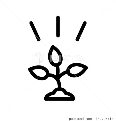 Grow icon design template Grow icon design template 142796518