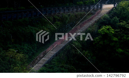 九份山城的石階巷弄 九份山城的石階巷弄 142796792