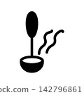 Ladle icon design template 142796861