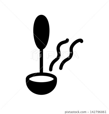 Ladle icon design template 142796861