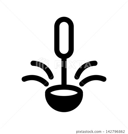 Ladle icon design template Ladle icon design template 142796862