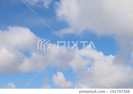 Blue sky background with white cloud Blue sky background with white cloud 142797266