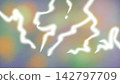 Dark Haunted Halloween Background Featuring Glowing Electric Bolts 142797709