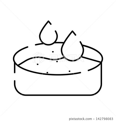 Water droplets falling into a bowl concept Water droplets falling into a bowl concept 142798083